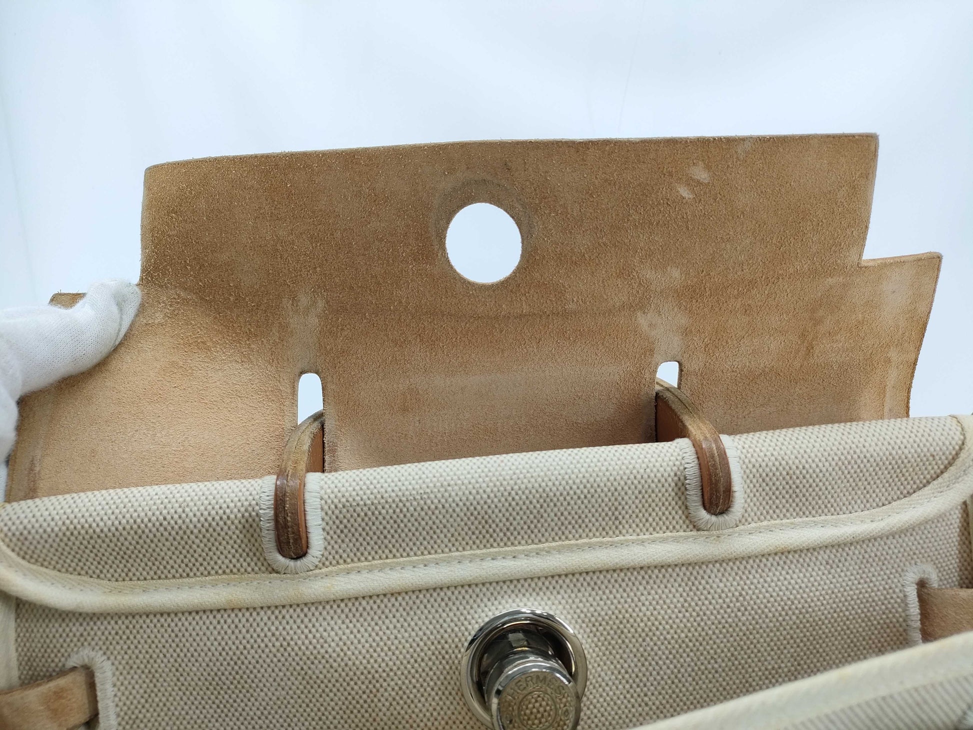 HERMES Airbag Backpack with D Stamp
