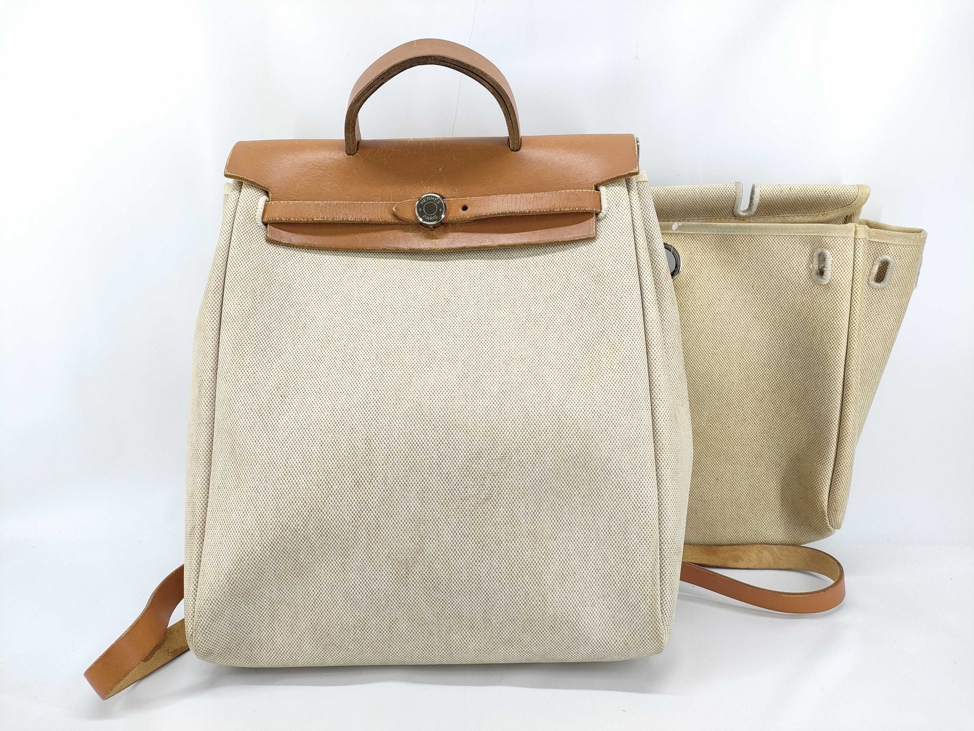 HERMES Airbag Backpack with D Stamp