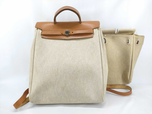 HERMES Airbag Backpack with D Stamp