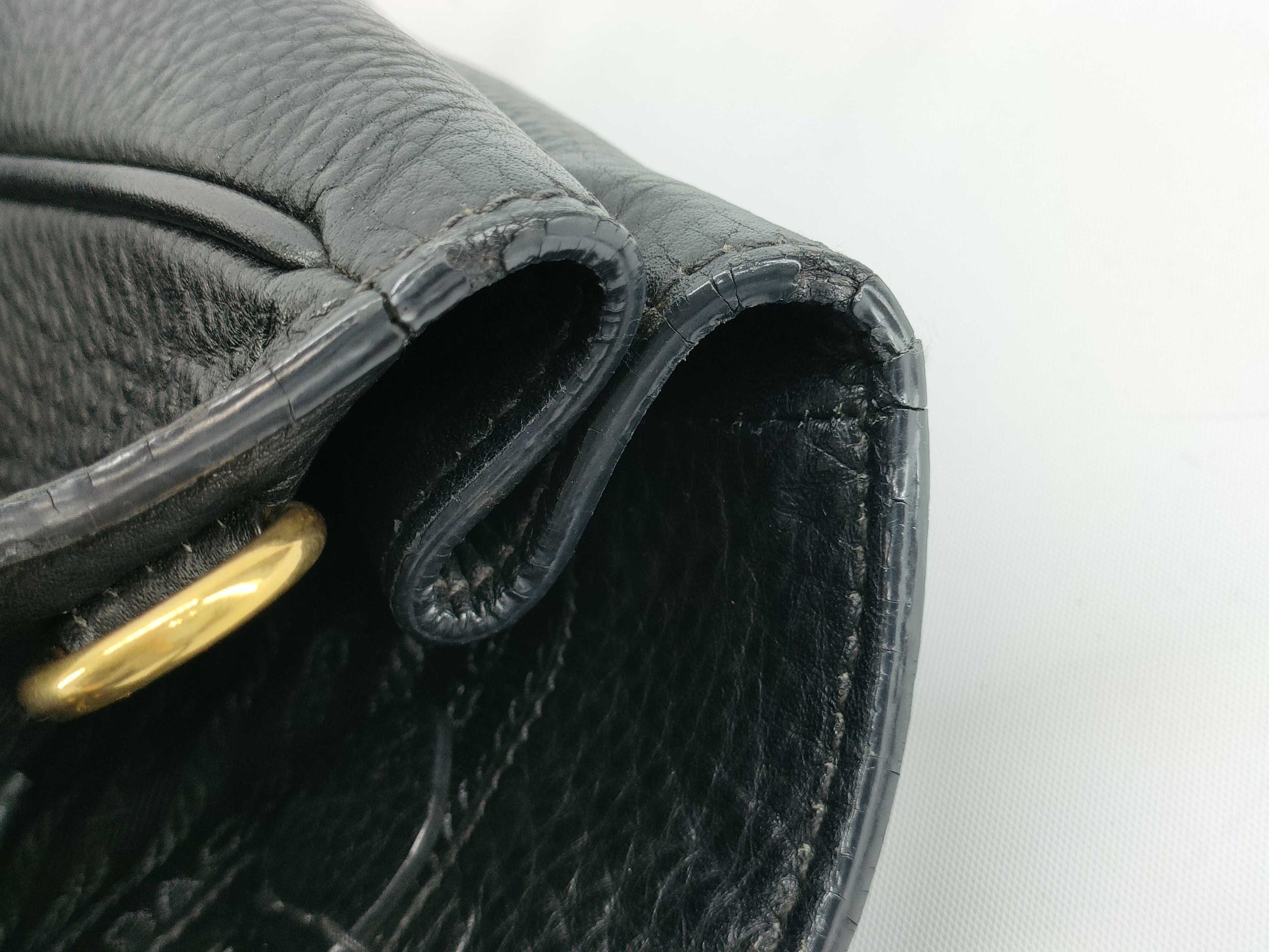 PRADA PRADA logo tote bag leather with leather tag black handbag