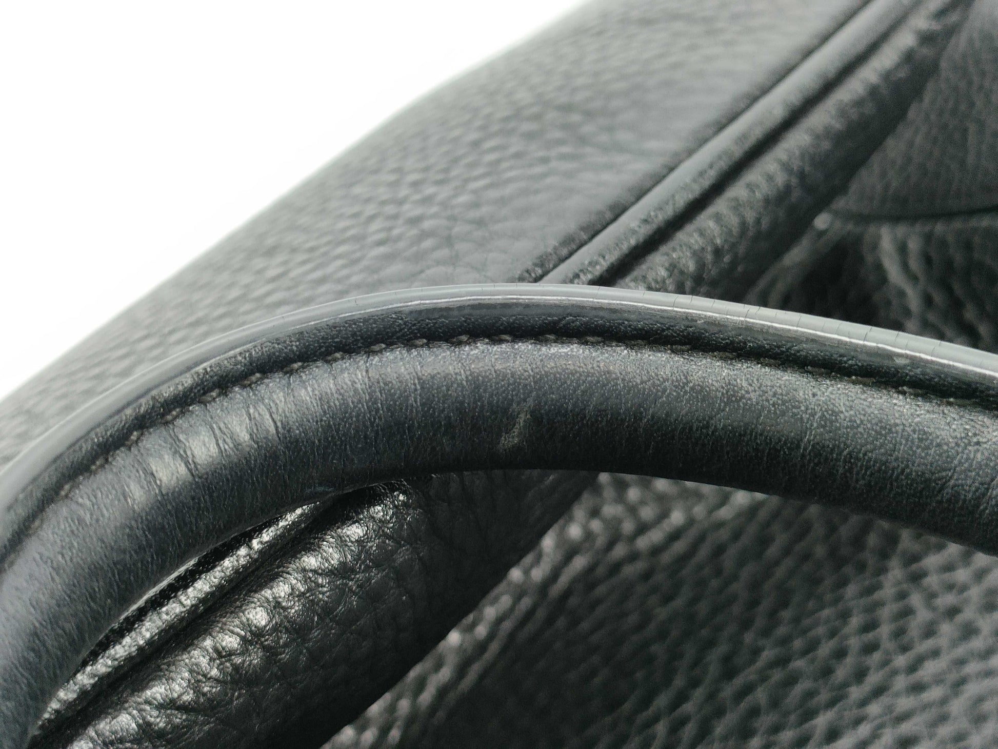 PRADA PRADA logo tote bag leather with leather tag black handbag