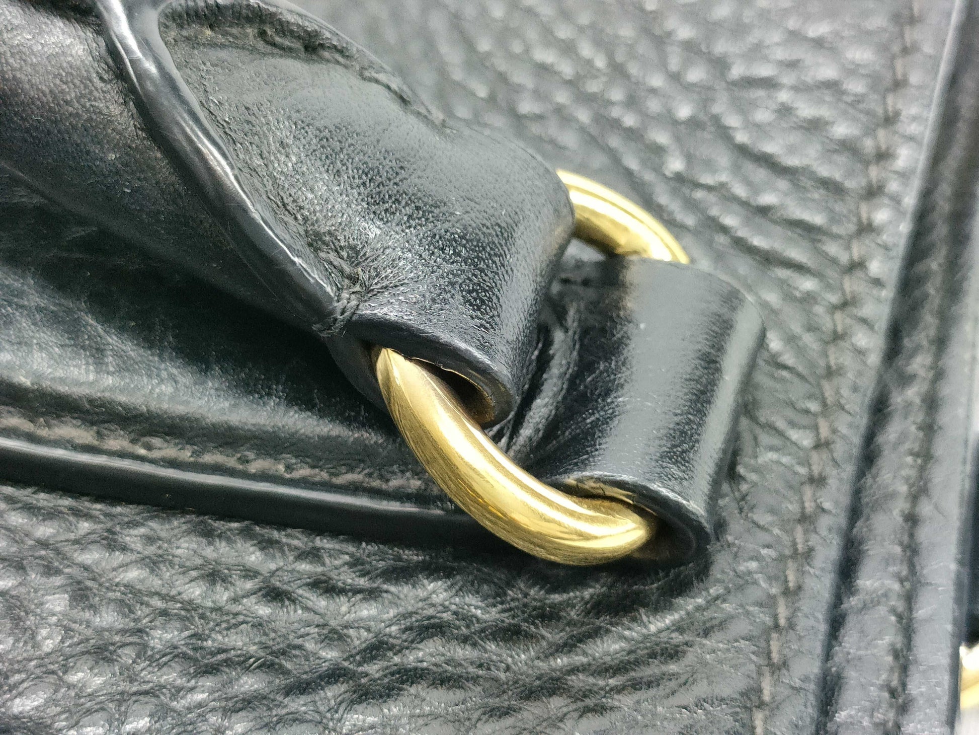 PRADA PRADA logo tote bag leather with leather tag black handbag
