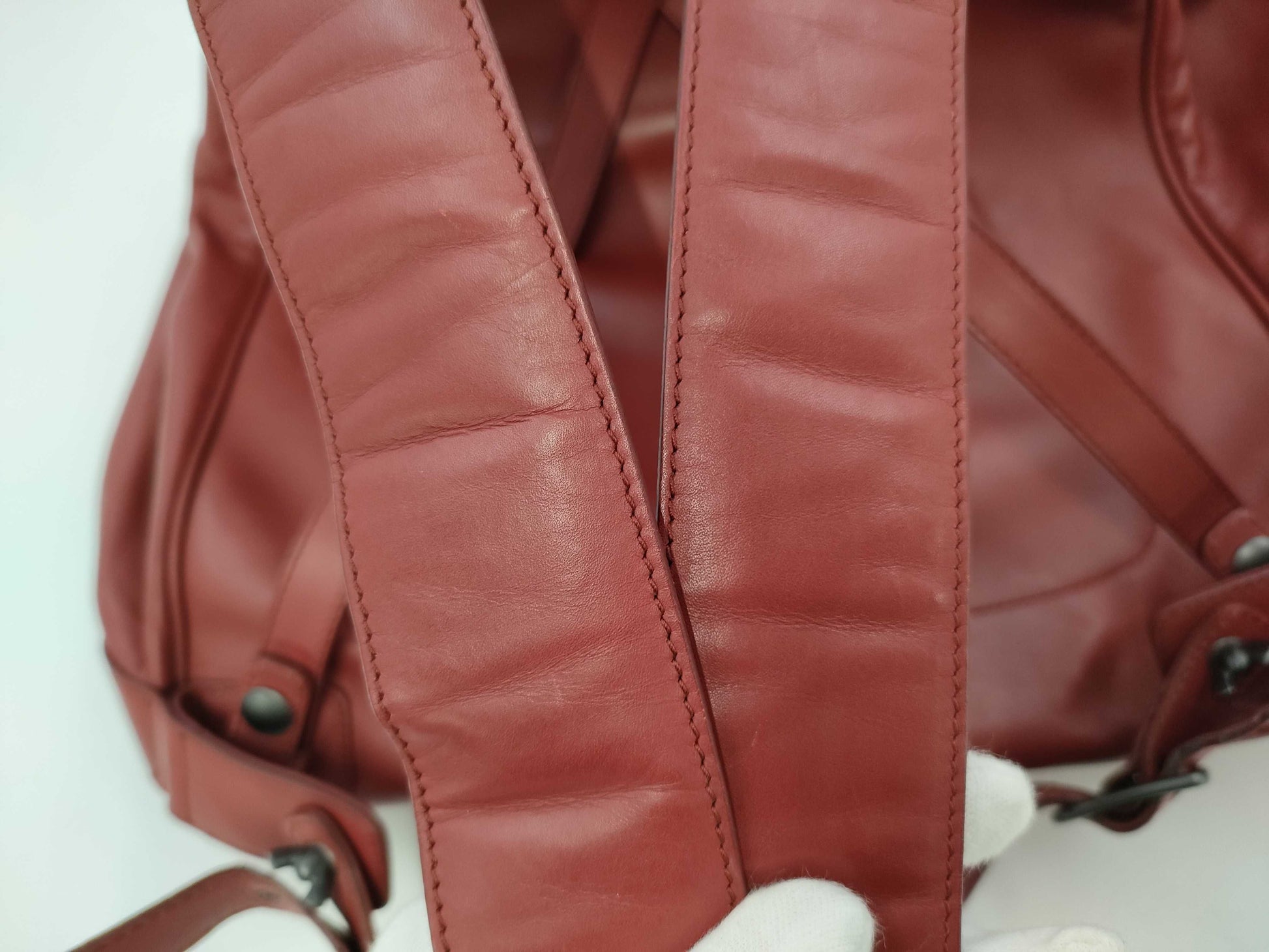 BOTTEGA VENETA Intrecciato Backpack 155095 Bordeaux Outlet Bag