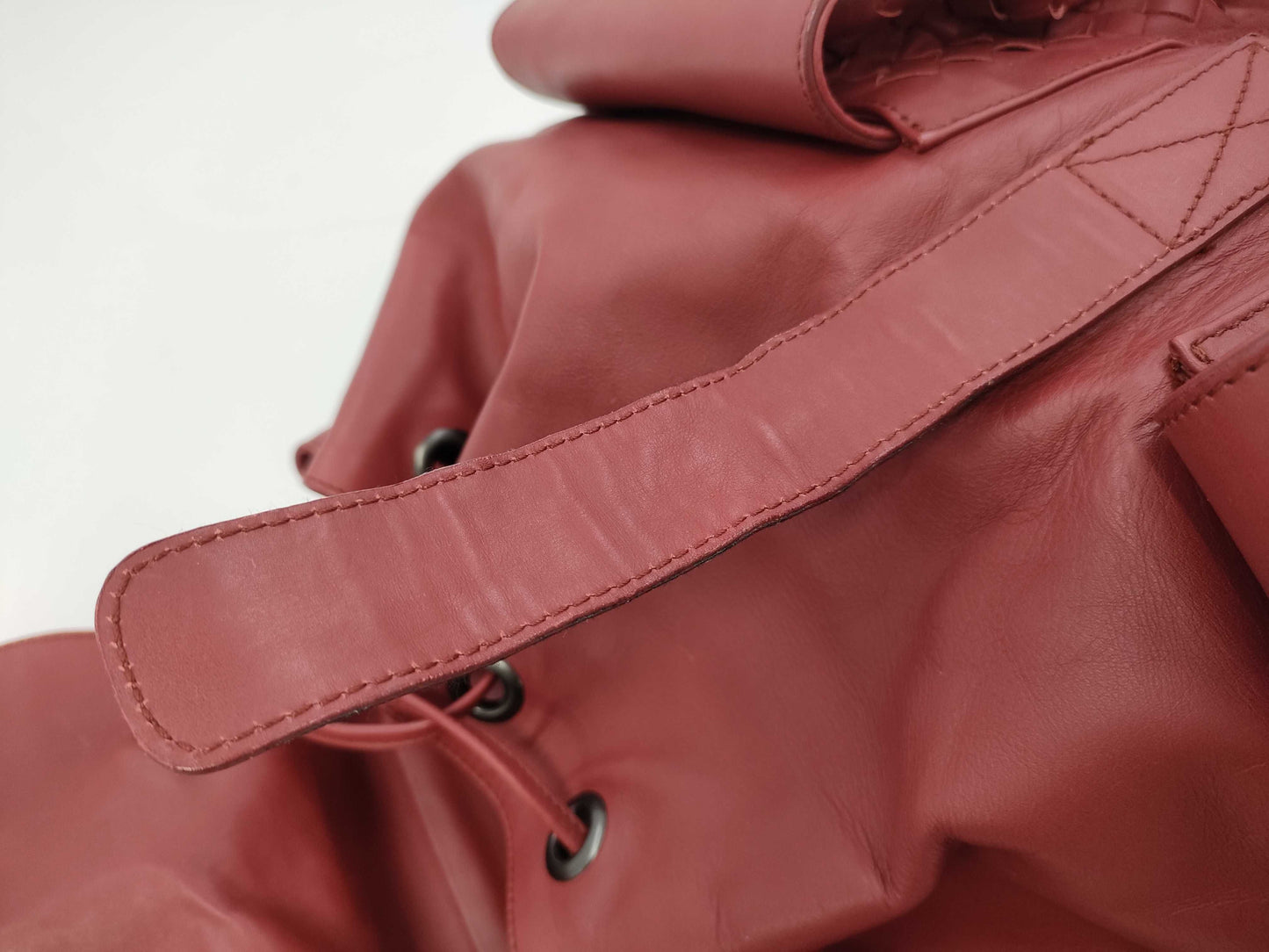 BOTTEGA VENETA Intrecciato Backpack 155095 Bordeaux Outlet Bag
