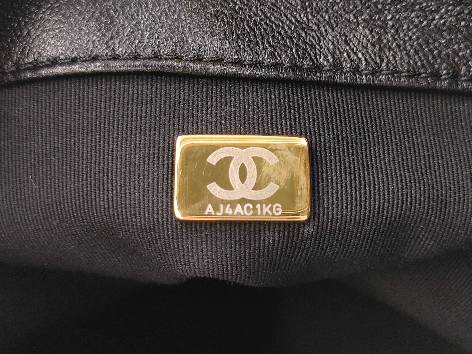 CHANEL Matelasse Backpack AS5310, Black Shiny Lambskin with Metal Serial Plate