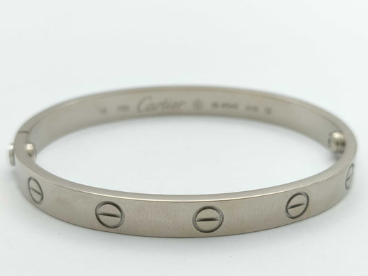 Cartier Old Model Love Bracelet #16 WG 750 30.6g Bracelet/Bangle 