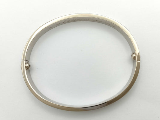 Cartier Old Model Love Bracelet #16 WG 750 30.6g Bracelet/Bangle 