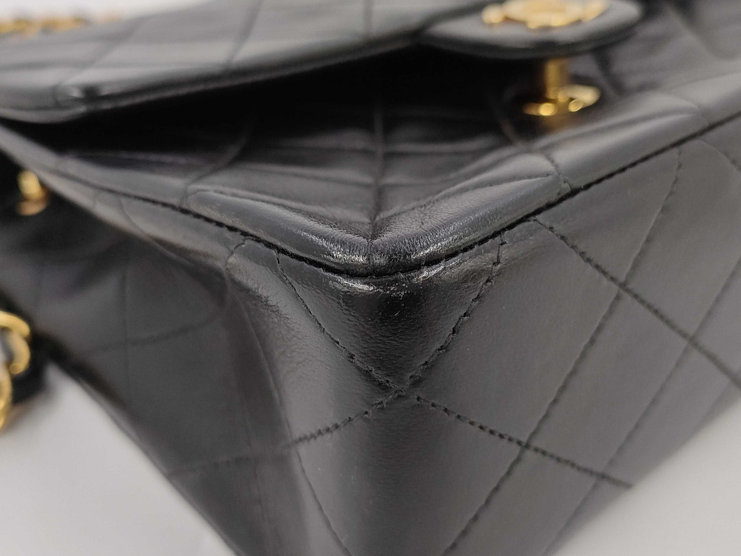 CHANEL CHANEL Mini Matelasse Shoulder Bag A01163 Lambskin Black No. 2 Shoulder Bag