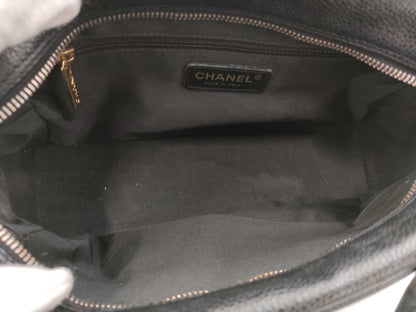 CHANEL CHANEL Matelasse Handbag A20996 Black Caviar Skin Handbag