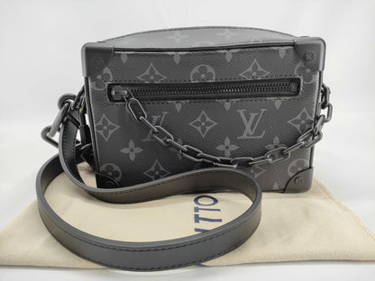LOUIS VUITTON RFID Verified, Serial Number Unverifiable LOUIS VUITTON Mini Soft Trunk Shoulder Bag M44735 RFID Verified Shoulder Bag