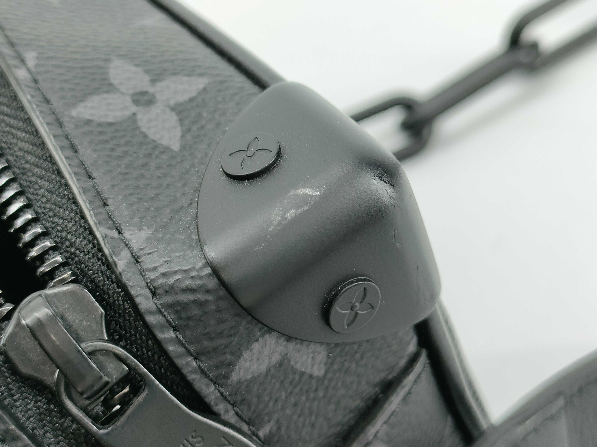 LOUIS VUITTON RFID Verified, Serial Number Unverifiable LOUIS VUITTON Mini Soft Trunk Shoulder Bag M44735 RFID Verified Shoulder Bag
