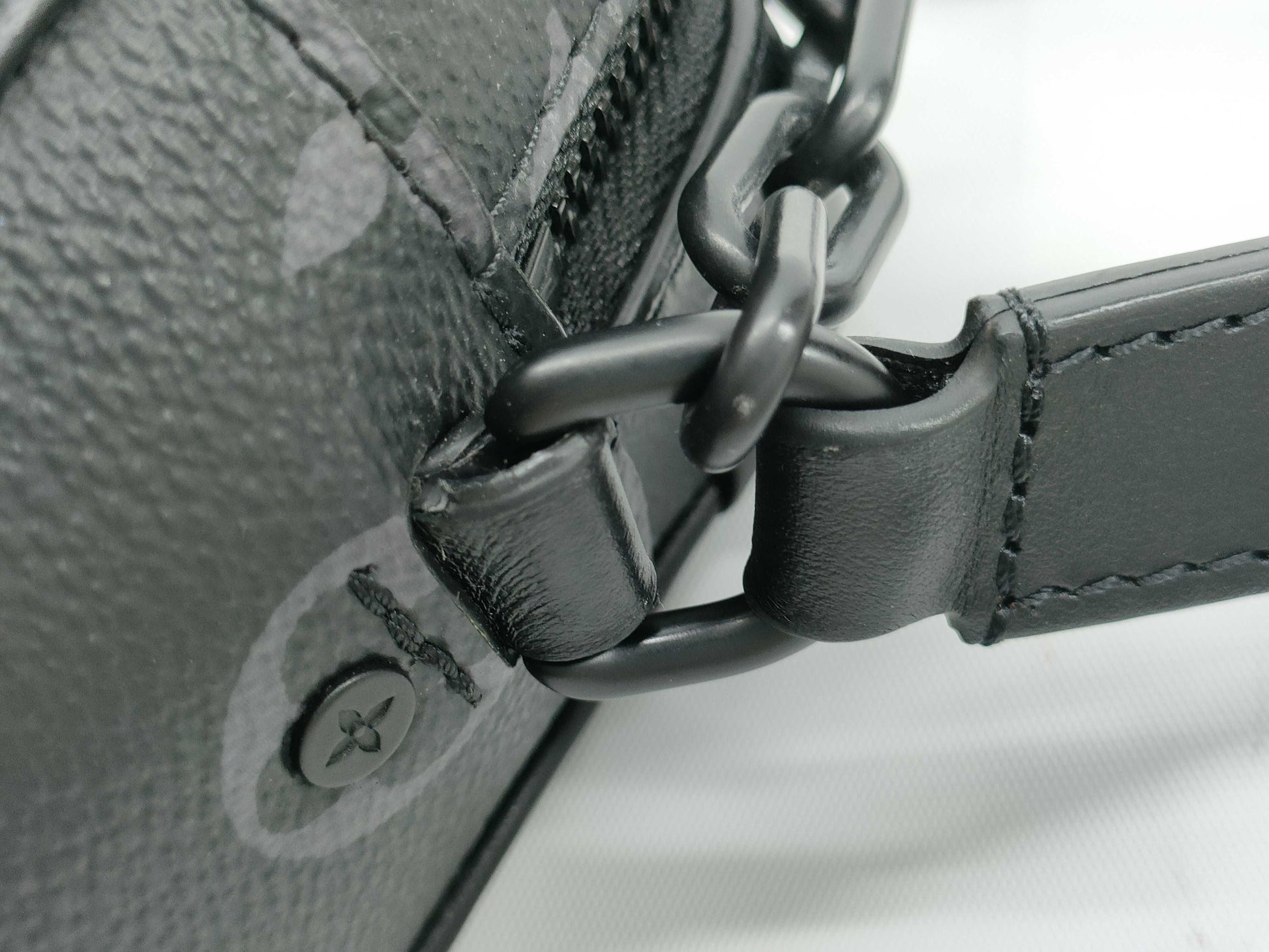 LOUIS VUITTON RFID Verified, Serial Number Unverifiable LOUIS VUITTON Mini Soft Trunk Shoulder Bag M44735 RFID Verified Shoulder Bag