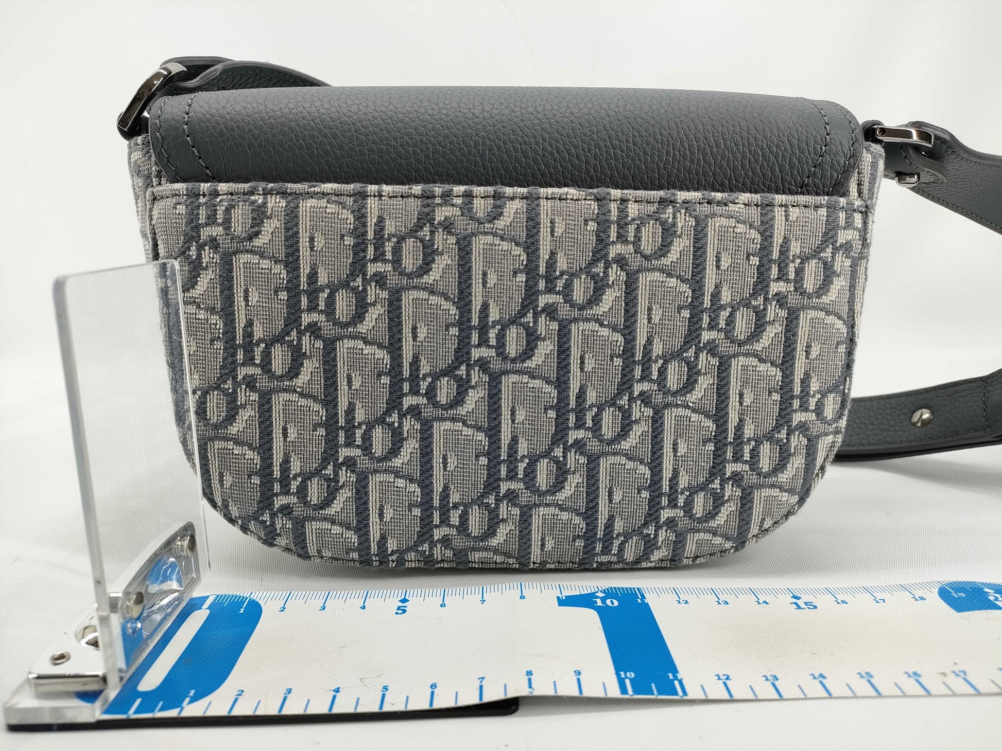 Dior DIOR Christian Dior Saddle Flap Messenger Bag Mini Shoulder Bag 2ADCA435YKS Oblique Jacquard and Grained Calfskin Shoulder Bag