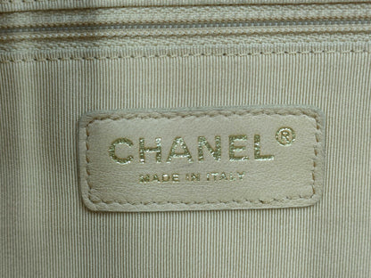 CHANEL CHANEL Matelasse Handbag A20997 Caviar Skin Beige 9 Series Handbag