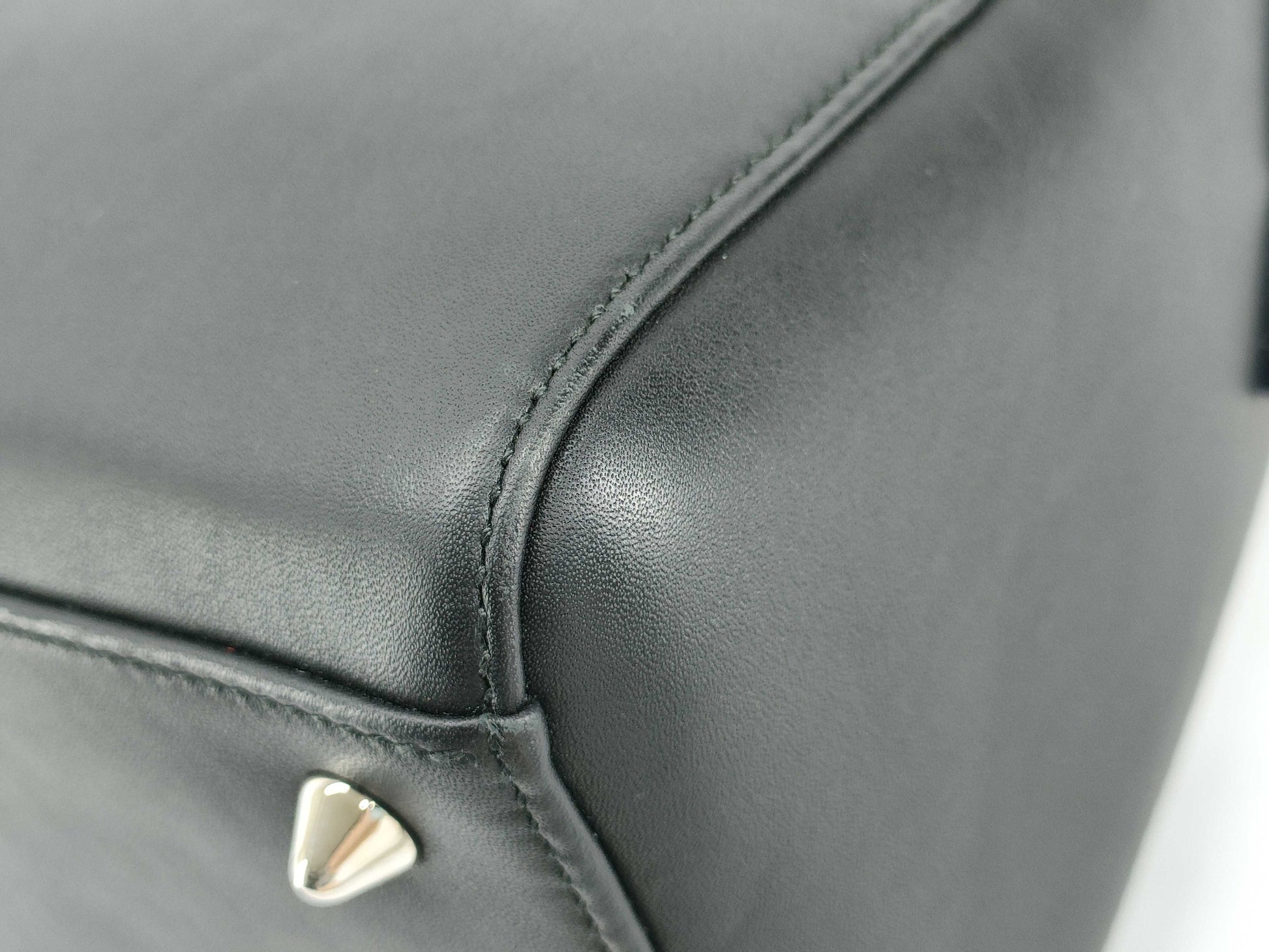 Dior DIOR Christian Dior Lady Dior Medium Bag Handbag Black Beaded Shoulder Bag