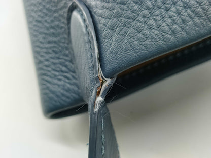 THE ROW Medium N S Park Tote Tote Bag Leather Blue Shoulder Bag