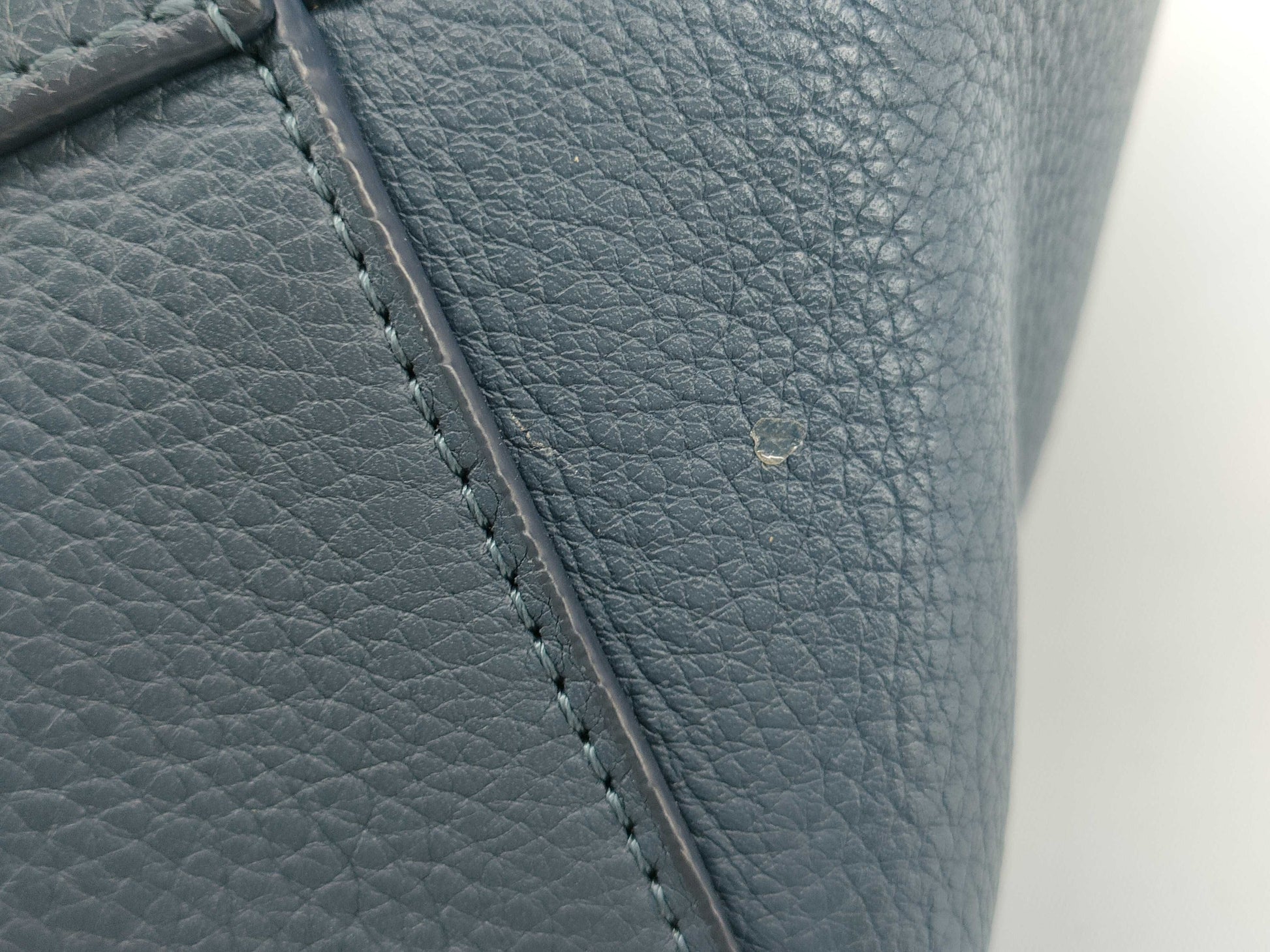 THE ROW Medium N S Park Tote Tote Bag Leather Blue Shoulder Bag