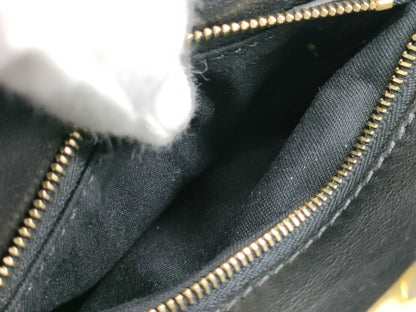 FENDI Peekaboo Iconic Small Handbag 8BN244-K4P Leather Black Handbag