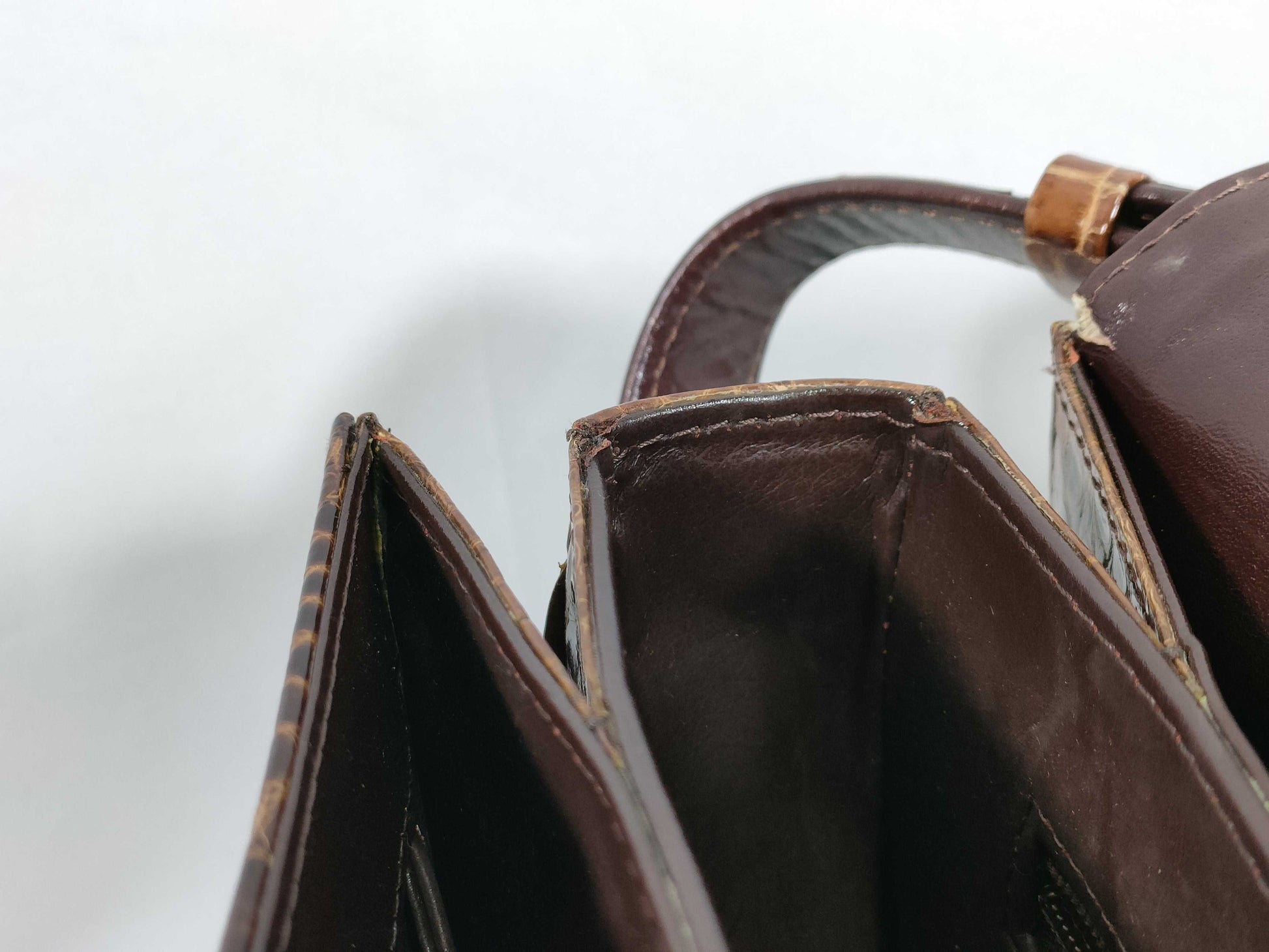 Crocodile bag handbag