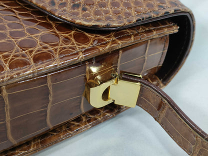 Crocodile bag handbag