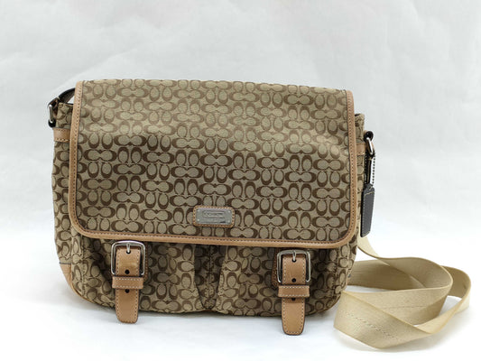 COACH Signature Coach Bag Shoulder Bag
