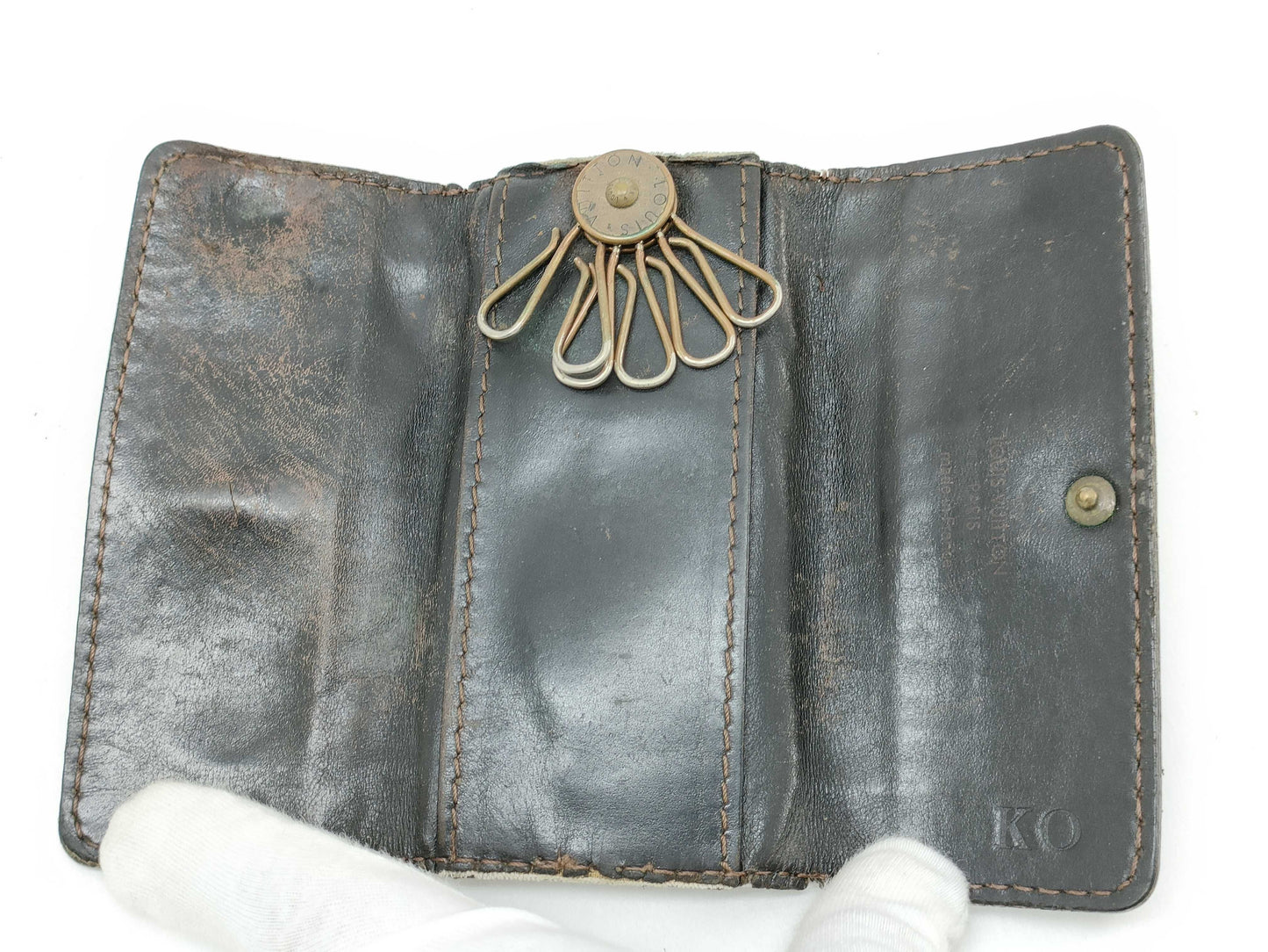 LOUIS VUITTON RFID Unverified CT0350 Louis Vuitton Key Case Key Case/Key Holder