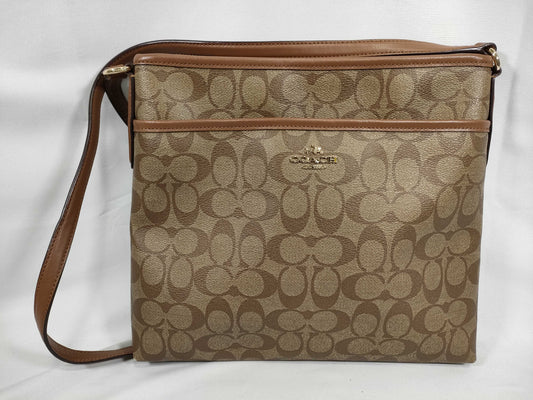 COACH Signature Coach Bag Shoulder Bag