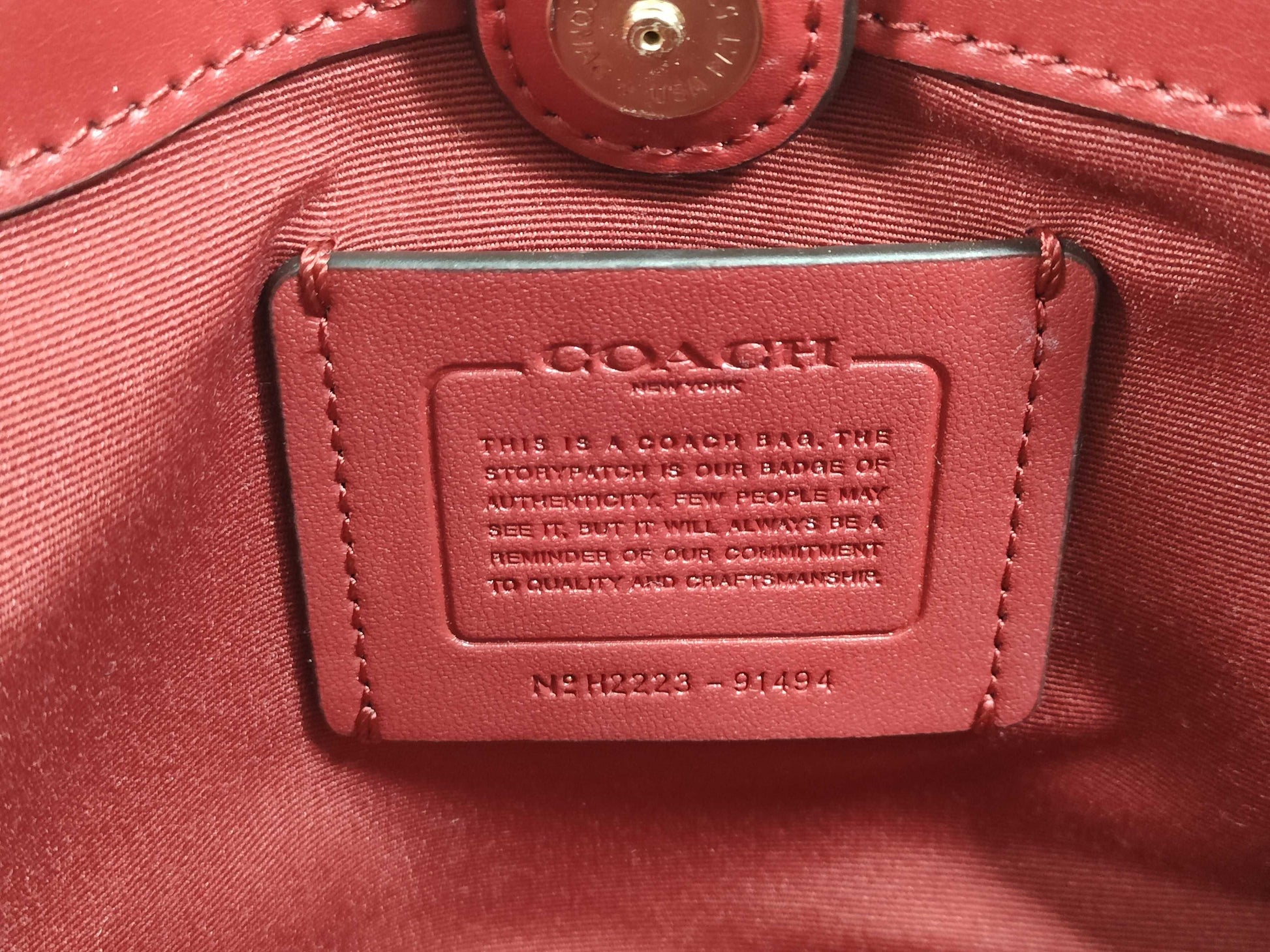 COACH Signature Coach Bag Handbag