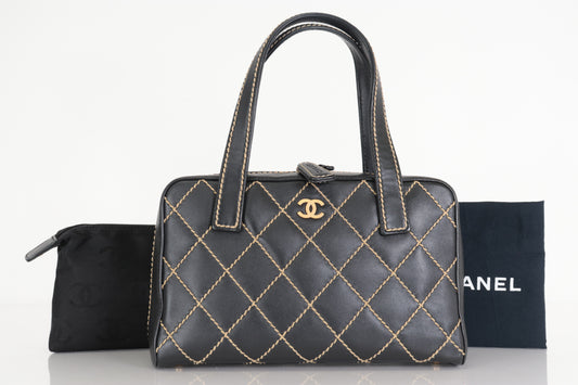 CHANEL Wild Stitch Handbag Handbag