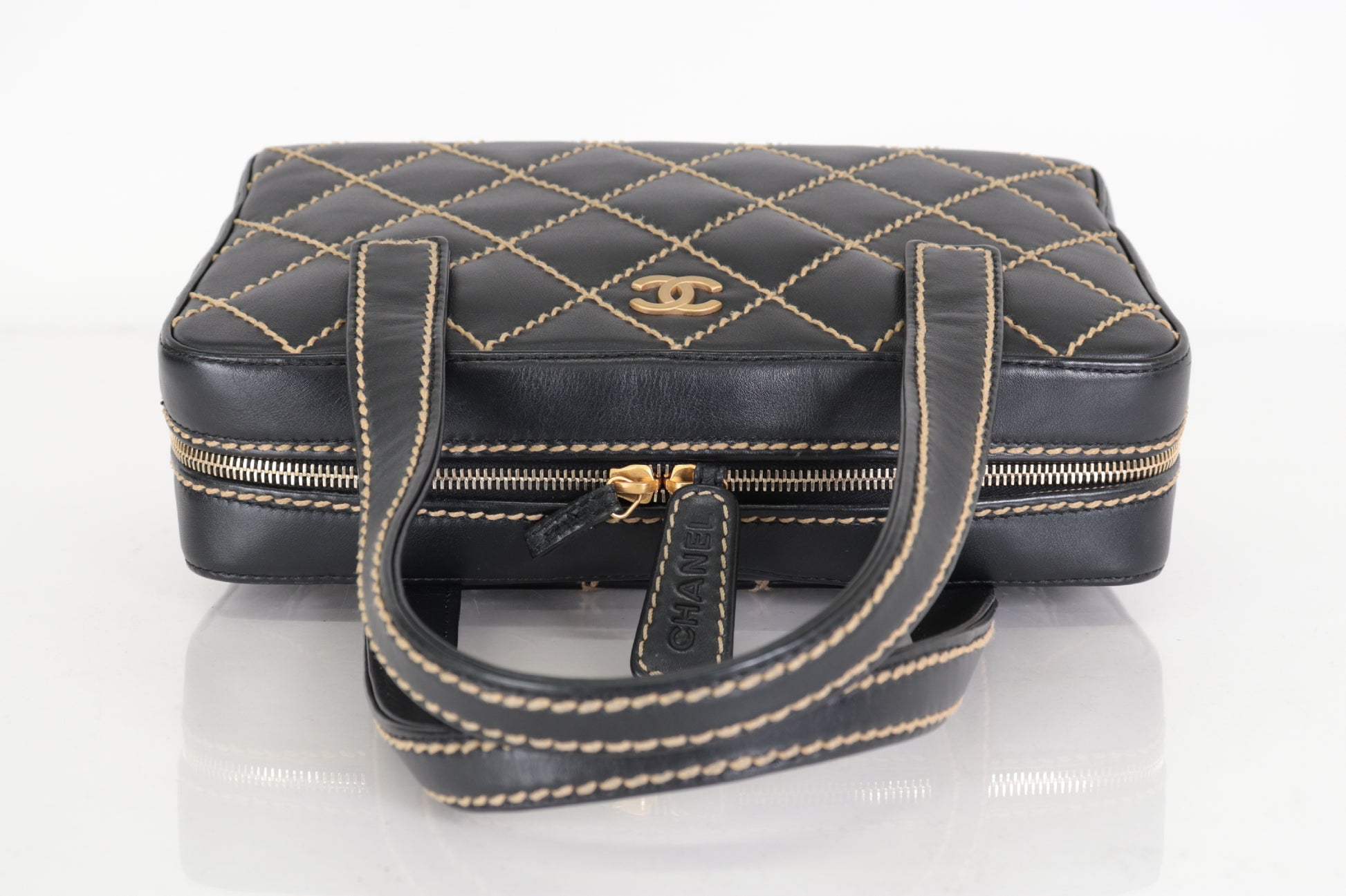 CHANEL Wild Stitch Handbag Handbag