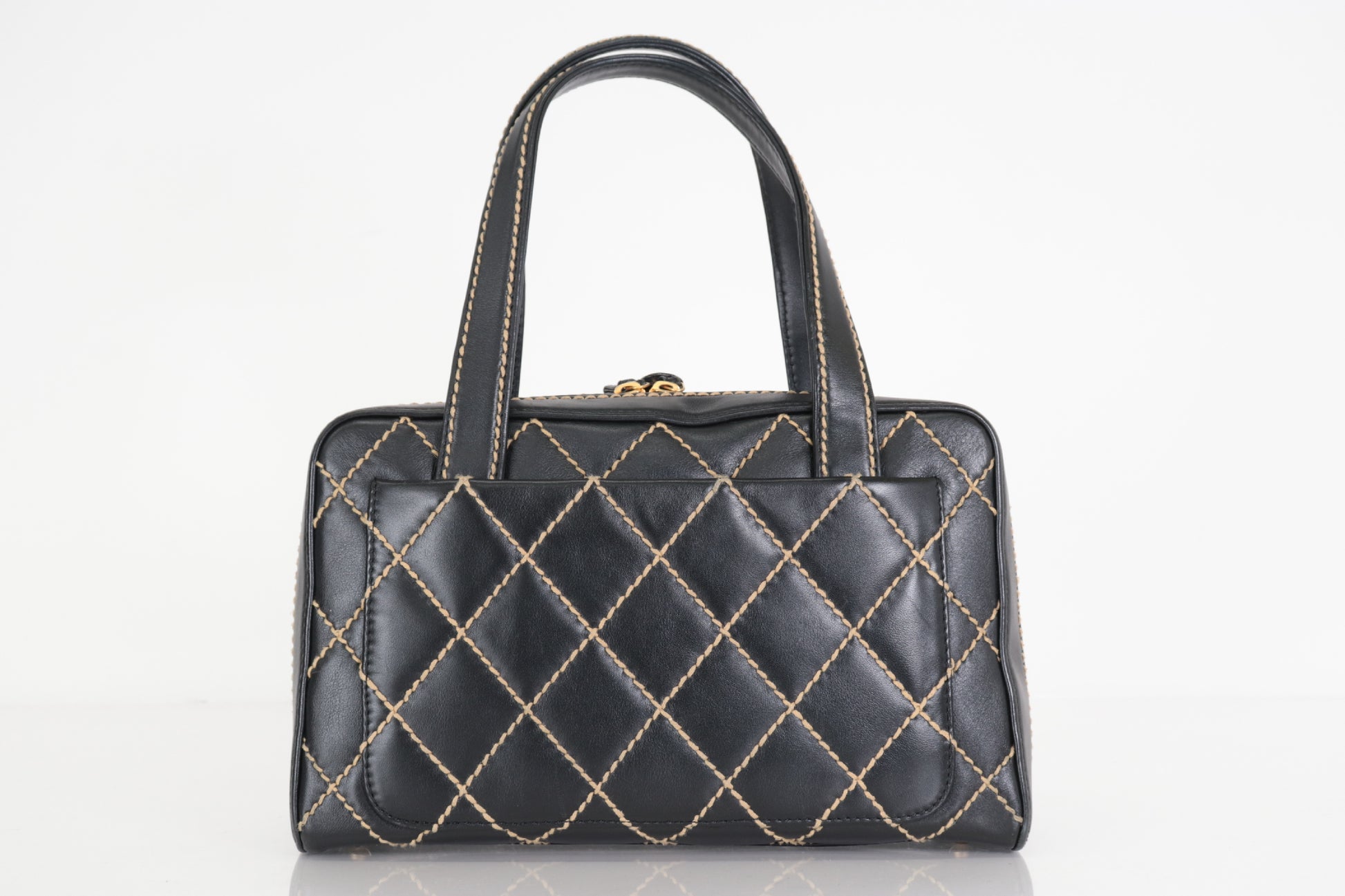 CHANEL Wild Stitch Handbag Handbag