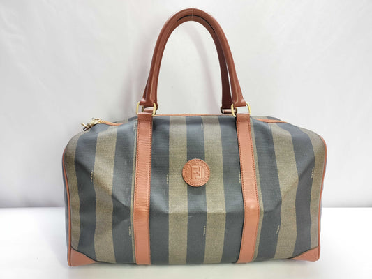 FENDI Pecan Pattern Boston Bag Fendi Pecan Pattern Boston Bag