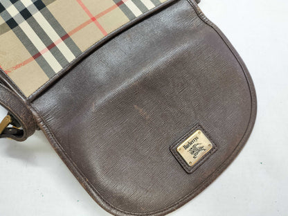 BURBERRY Checked Shoulder Bag