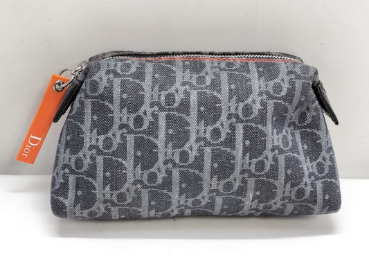 Dior Trotter Dior Trotter Pattern Denim Pouch