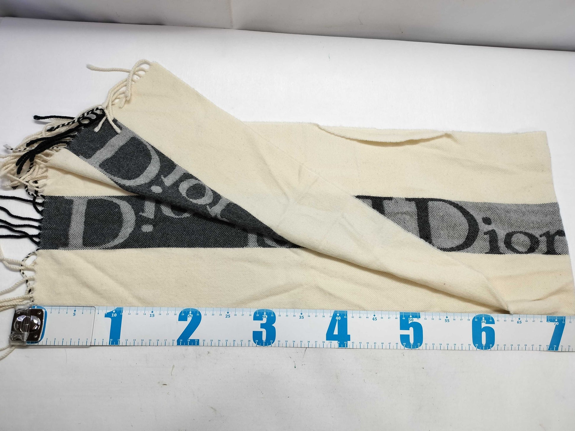 Dior logo scarf