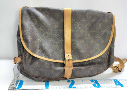 LOUIS VUITTON Monogram Saumur 35 Shoulder Bag