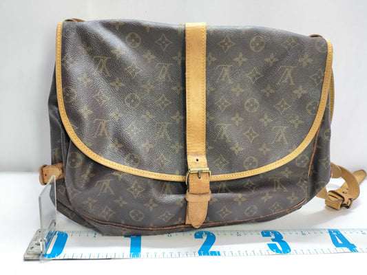 LOUIS VUITTON Monogram Saumur 35 Shoulder Bag
