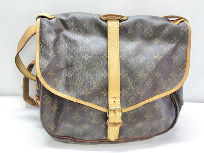 LOUIS VUITTON Monogram Saumur 35 Shoulder Bag