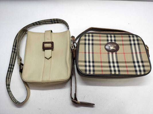 BURBERRY 2-piece shoulder bag set