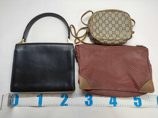 GUCCI 3-piece shoulder bag set