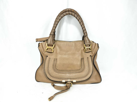 Chloe Marcie 2-way shoulder bag, gray