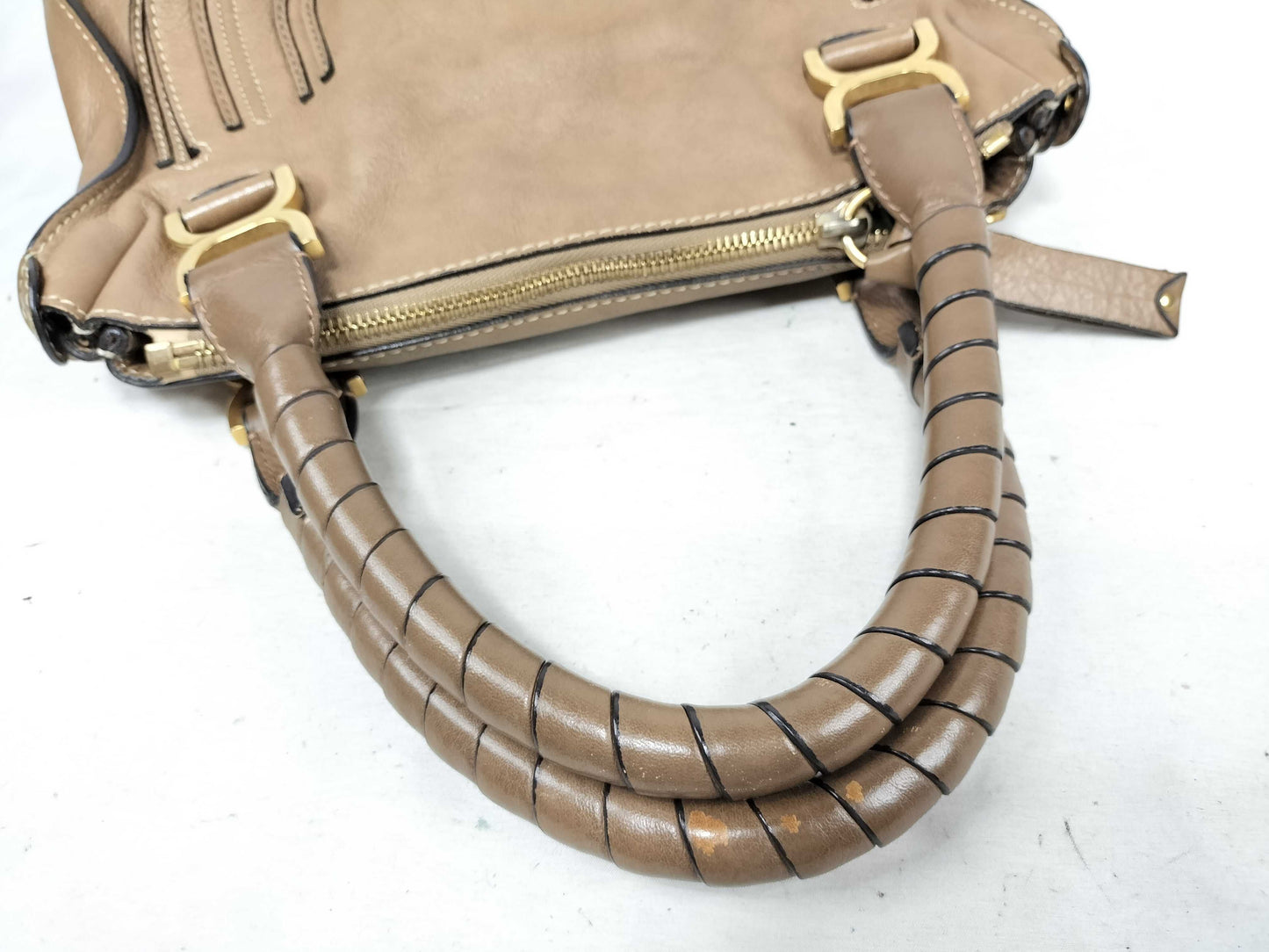 Chloe Marcie 2-way shoulder bag, gray