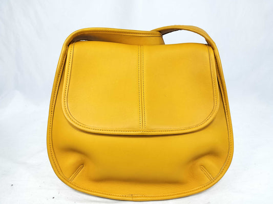 COACH Ergo Leather Yellow Shoulder Bag 9034 Shoulder Bag
