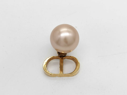 Dior Pearl Pink Gold Earrings 