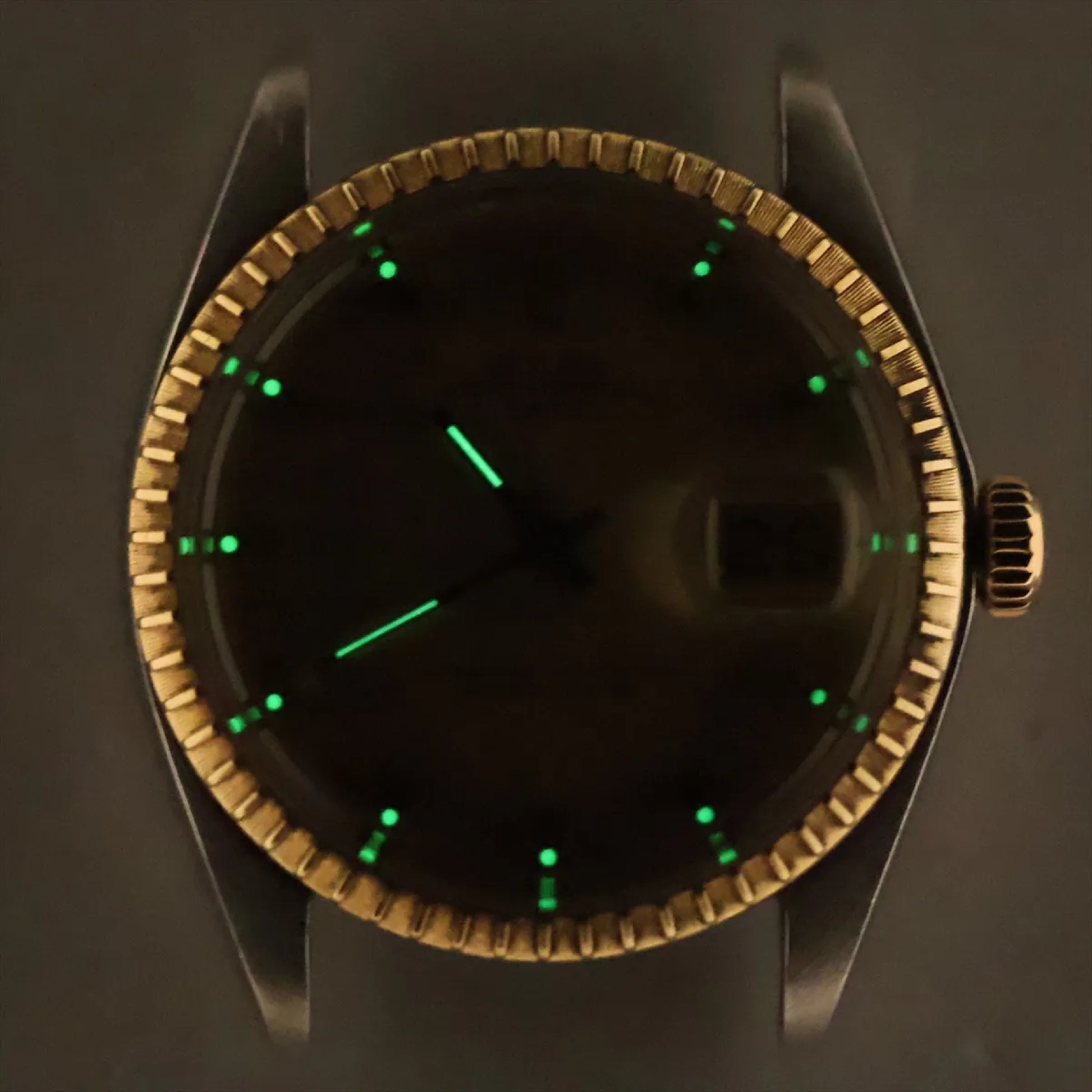 ROLEX Oyster Perpetual Date 1505 3009125 Champagne Dial Men's Watch