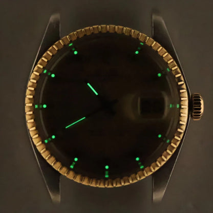 ROLEX Oyster Perpetual Date 1505 3009125 Champagne Dial Men's Watch