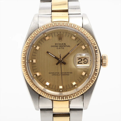 ROLEX Oyster Perpetual Date 1505 3009125 Champagne Dial Men's Watch