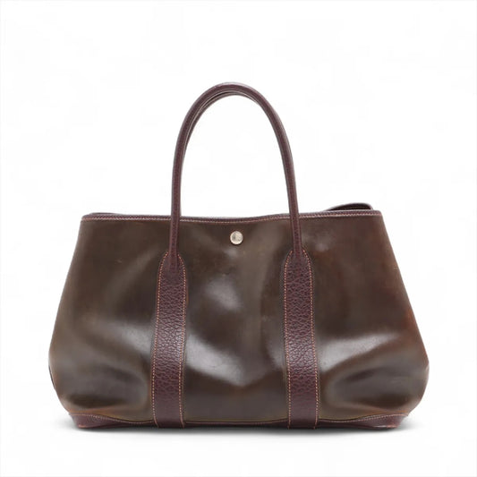HERMES Garden Party 36 PM Amazonia x Buffle Dust Bag Tote Bag