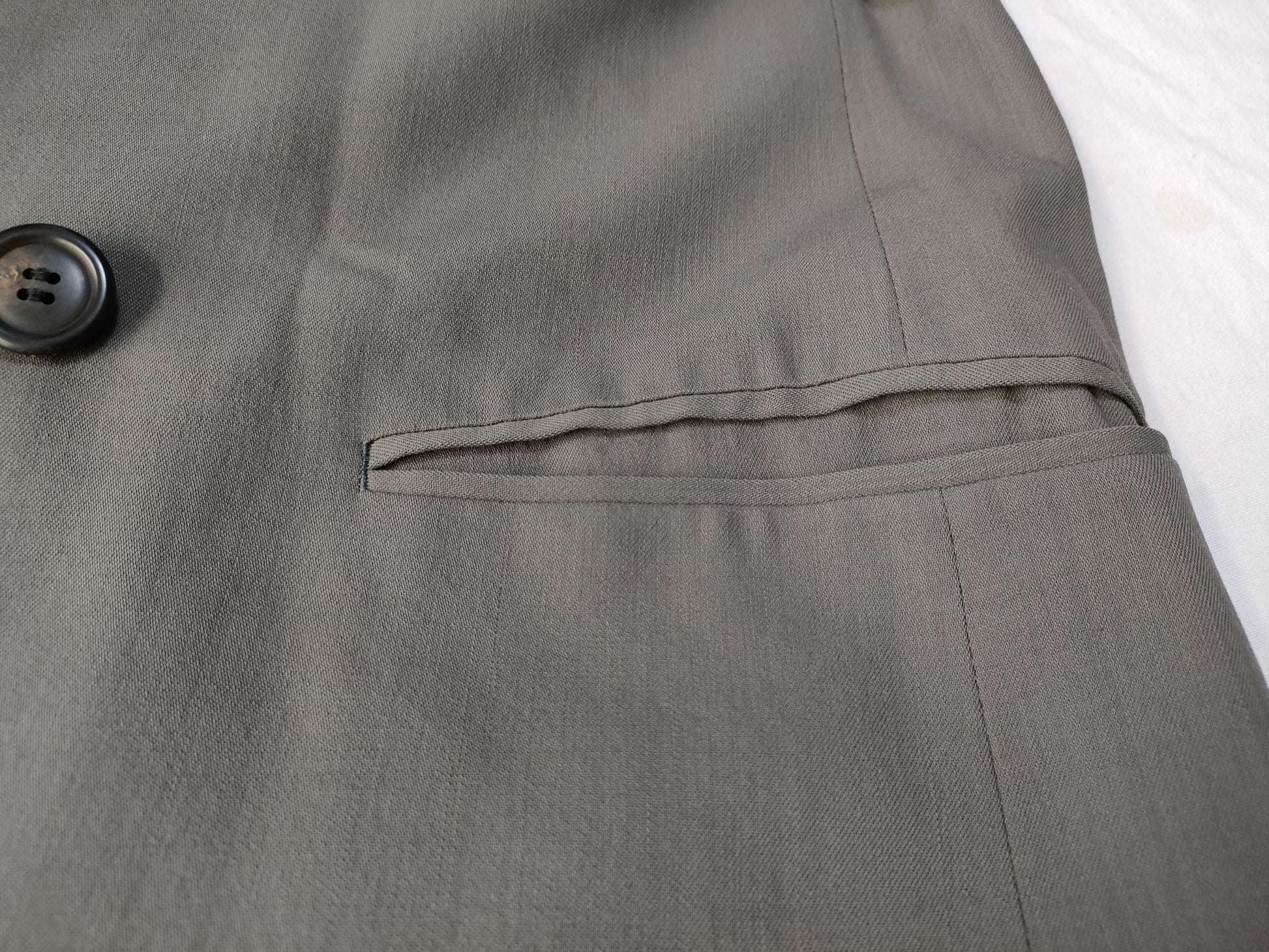 ISSEY MIYAKE ISSEY MIYAKE Archive Wool Double Collarless Jacket