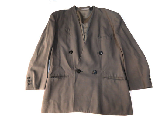 ISSEY MIYAKE ISSEY MIYAKE Archive Wool Double Collarless Jacket